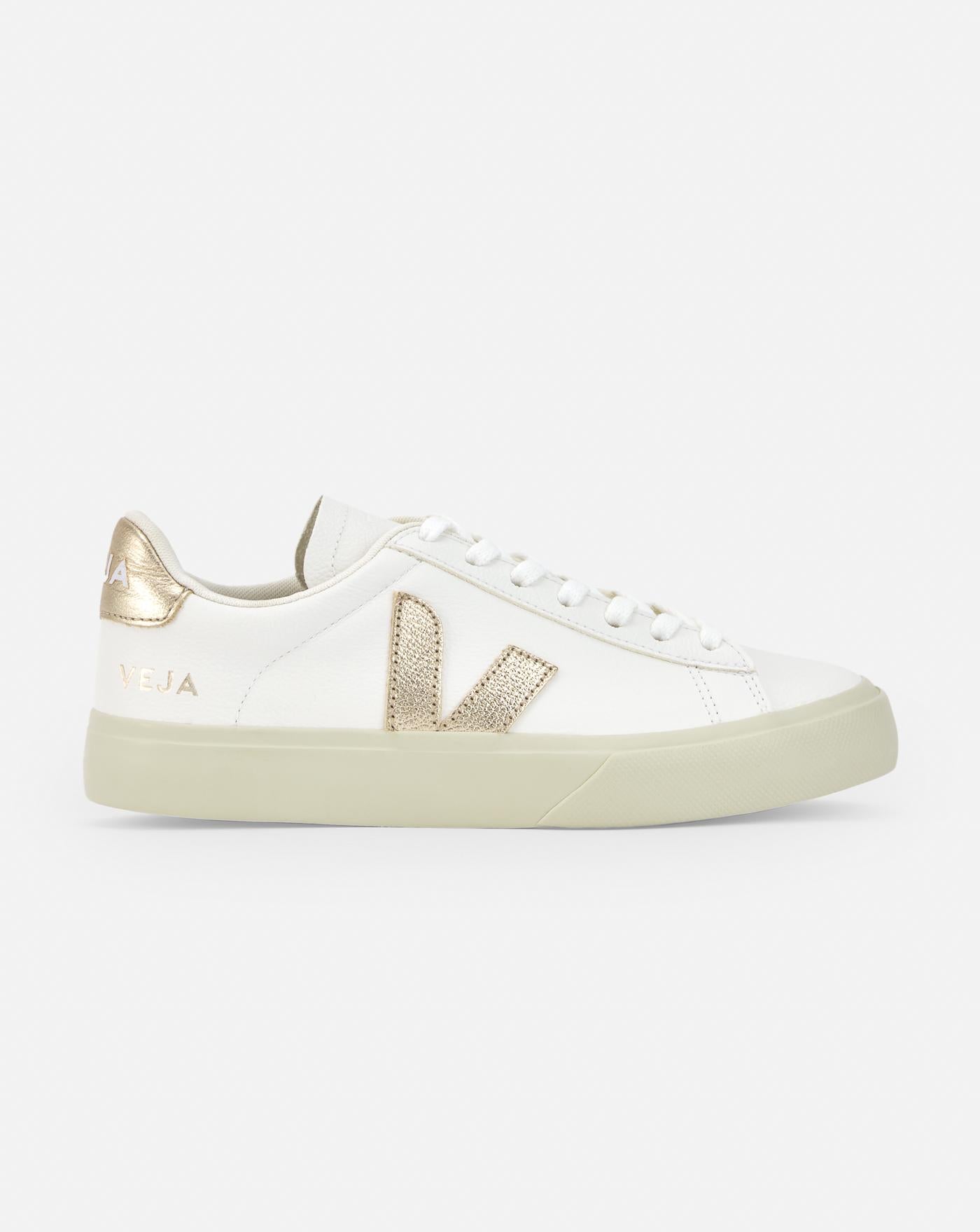 Zapatillas Veja Campo Leather Extra White Platine CP0503495A EXTRA-WHITE-PLATINE VEJA 