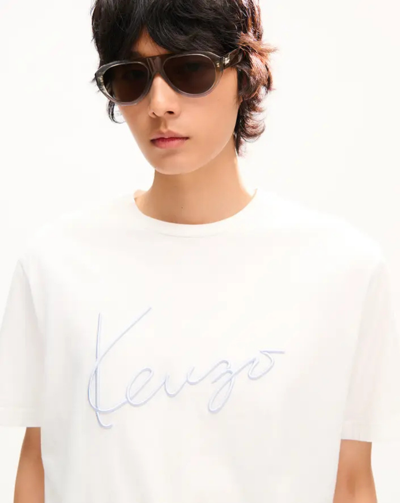 Camiseta Kenzo Signature FG65TS2864SG 02 OFF WHITE KENZO 
