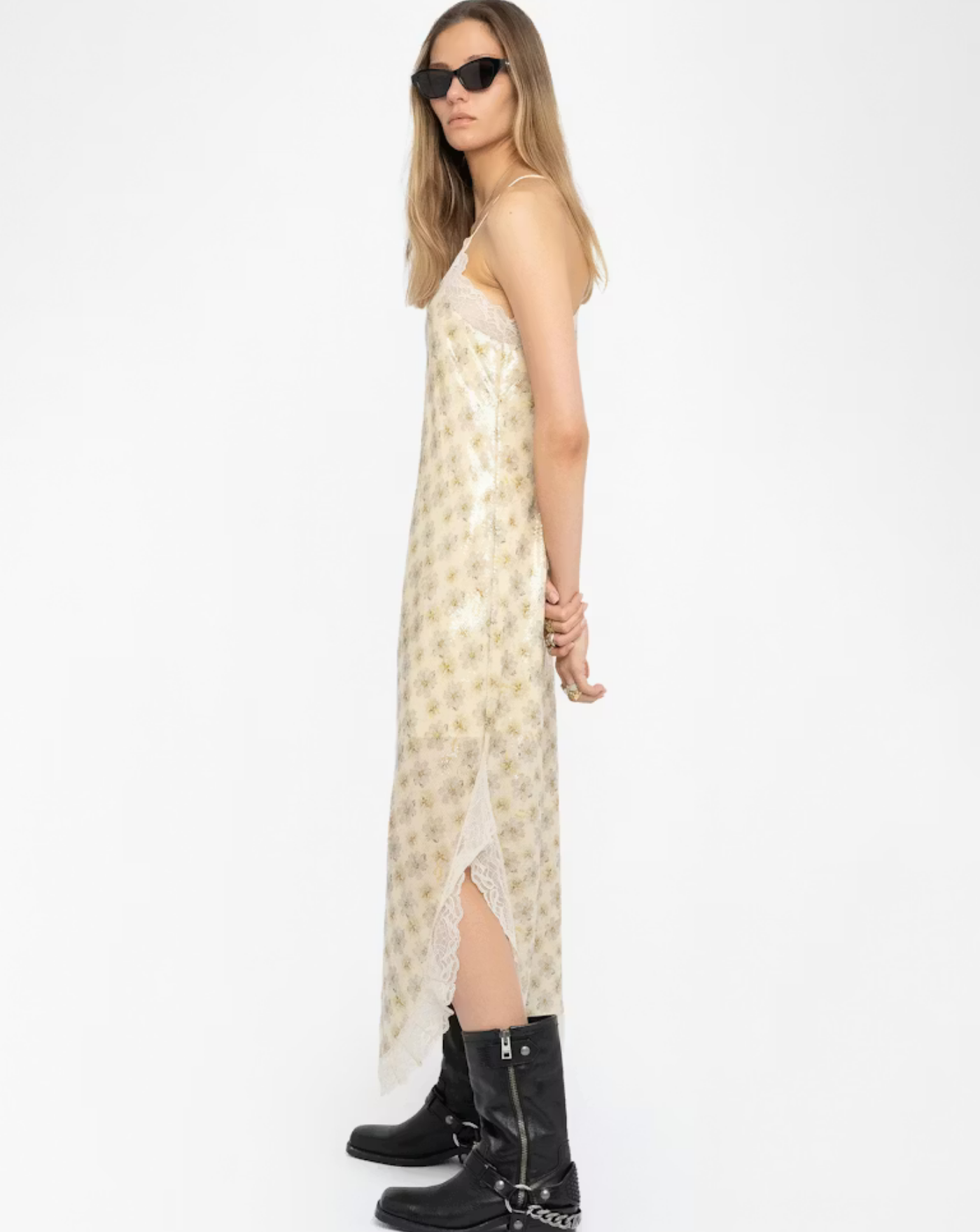 Vestido Zadig & Voltaire Ristyl Sequins Mirror Flowers WWDR02671 252 ZADIG & VOLTAIRE 
