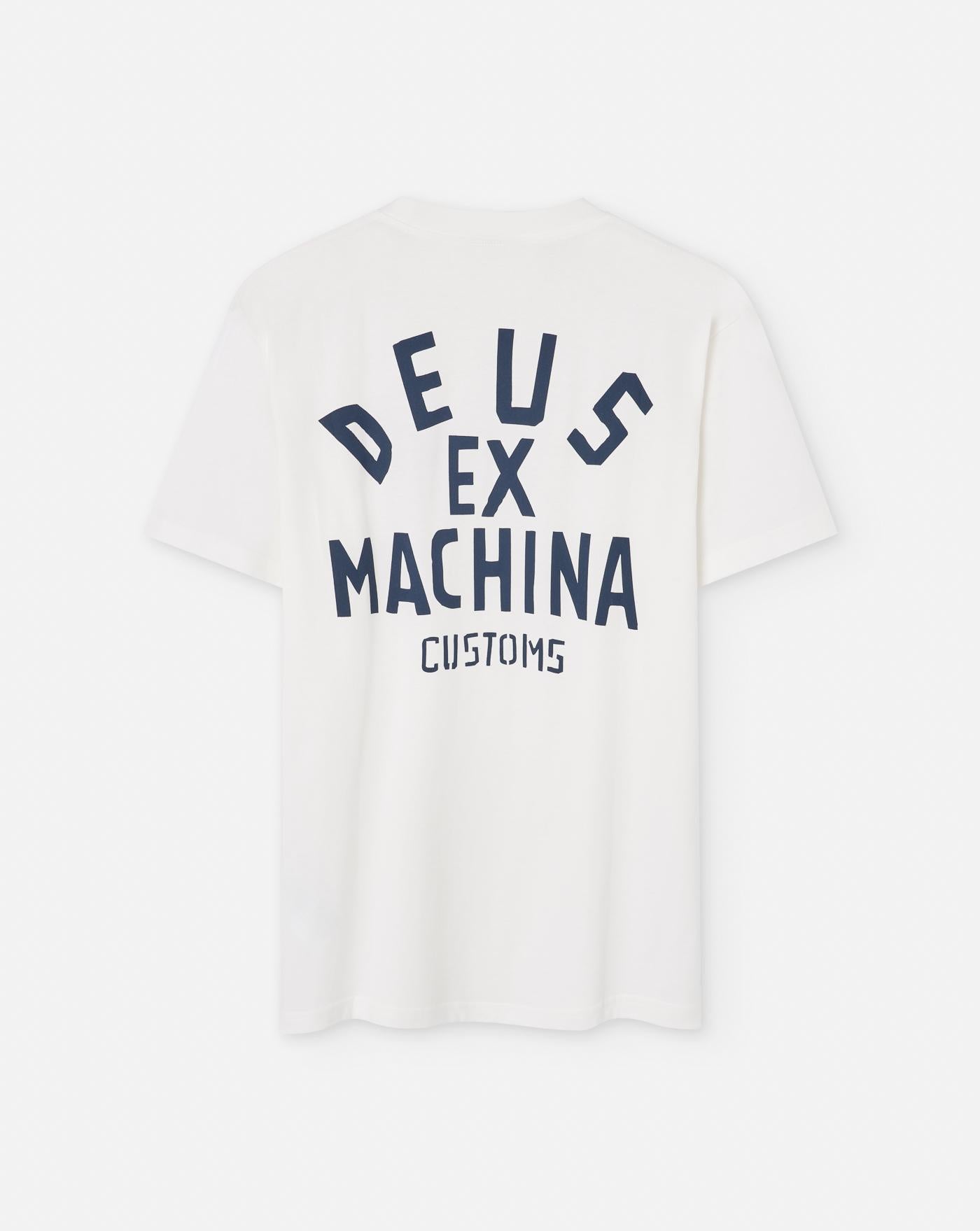 Camiseta Deus Ex Machina Pissin Tee DMF241747B VINTAGE WHITE DEUS EX MACHINA 
