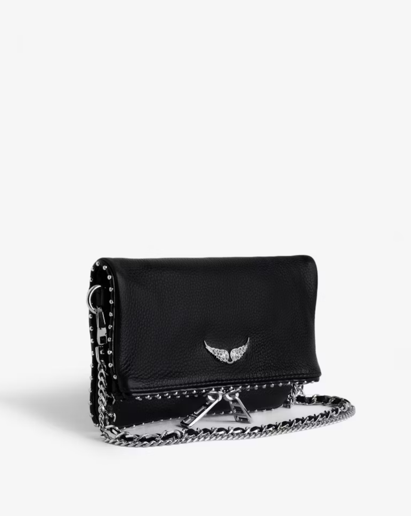 Bolso Zadig & Voltaire Rock Nano Grained Leath Studs LWBA03977 BLACK 011 ZADIG & VOLTAIRE 
