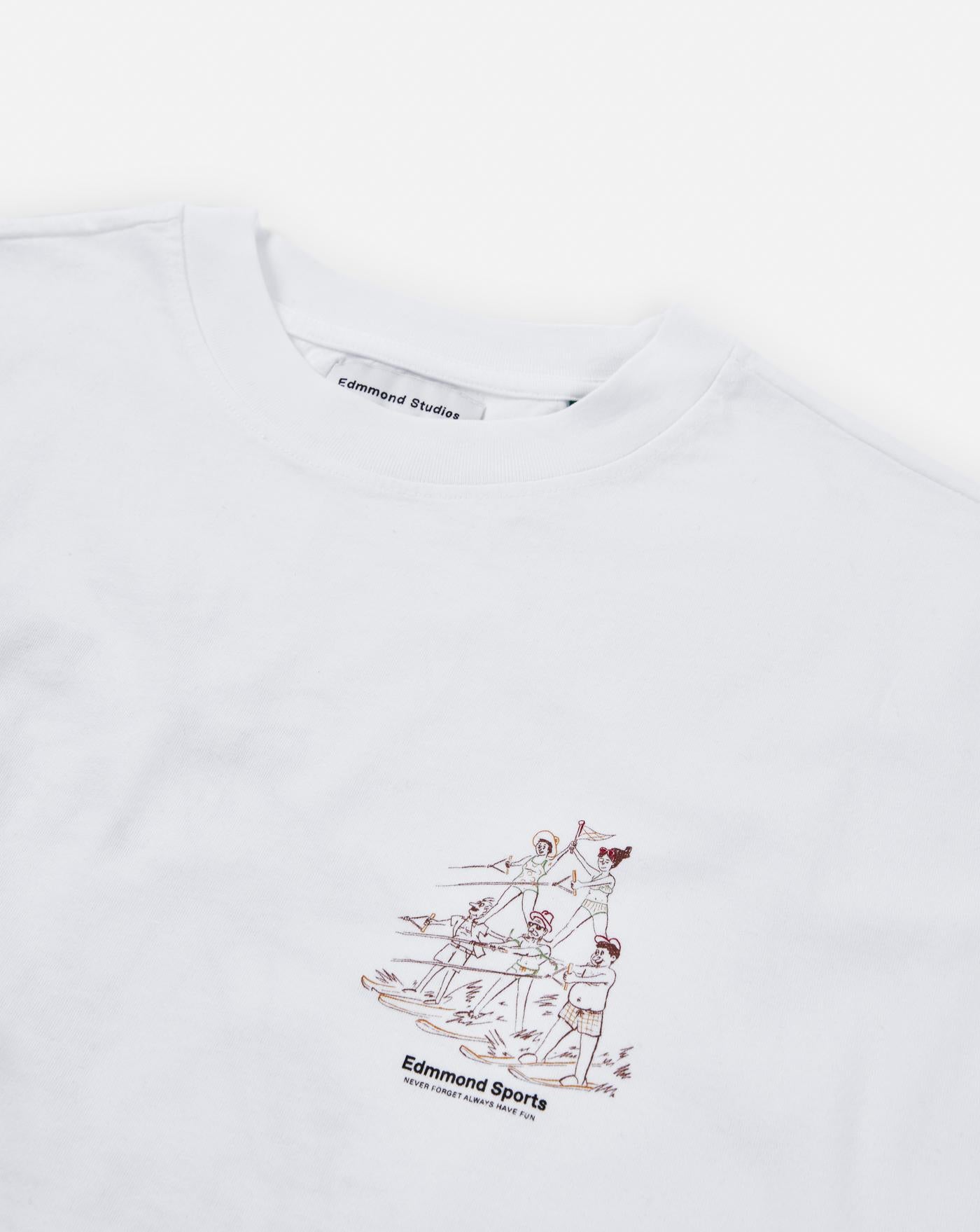 Camiseta Edmmond Acrobatics Water Skiing 1253022000 PLAIN WHITE EDMMOND 