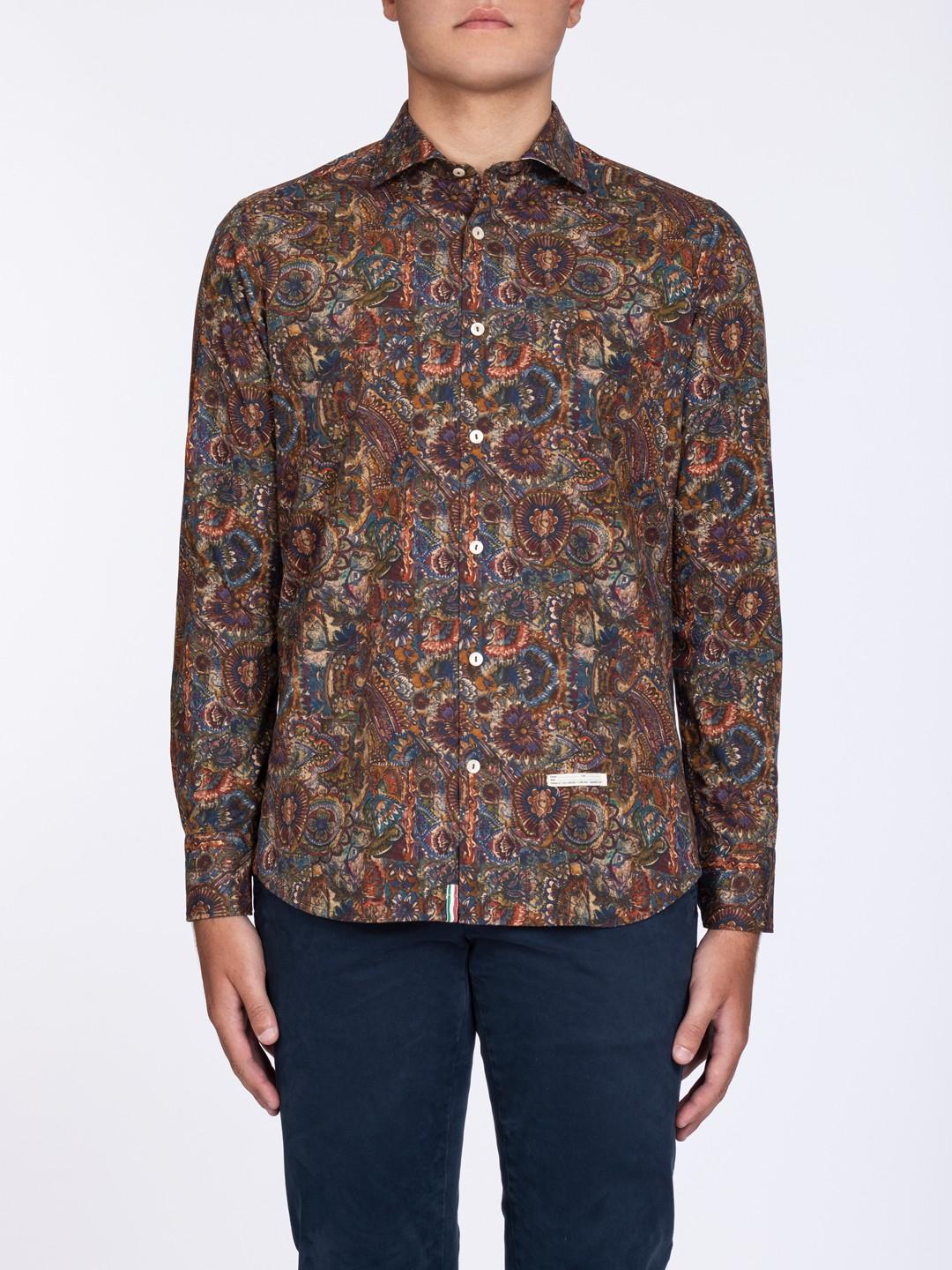 Camisa Tintoria Mattei Estampado 1RC4NJWFR2 25 TINTORIA MATTEI 