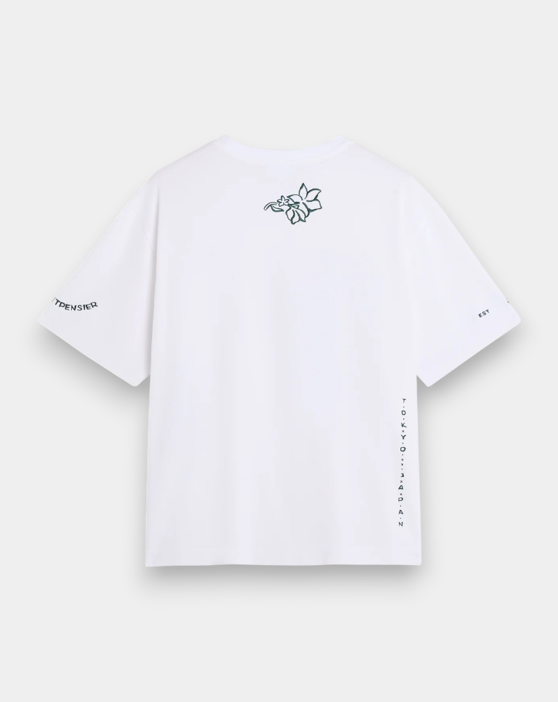 Camiseta Maison Kitsune Art Nouveau Stamps QM00107KJ0119 P100 MAISON KITSUNE 