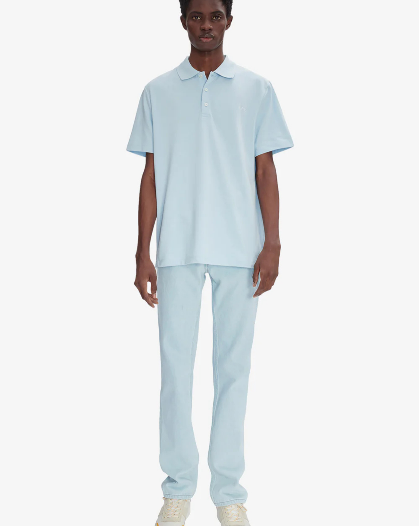 Polo A.P.C. Standard COGWZH26342 IAT - BLEU CLIEL A.P.C. 