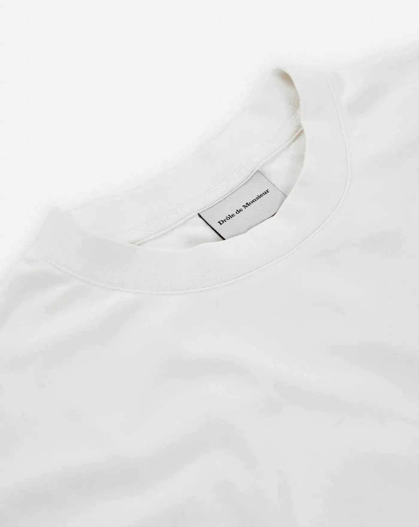 Camiseta Drole de Monsieur Le T-Shirt Slogan Cursive TS209 CO002 OW DROLE DE MONSIEUR 