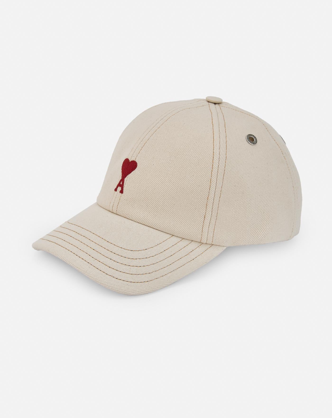 Gorra Ami Paris Red Adc UCP116 DE0039 WHITE CREAM AMI PARIS 