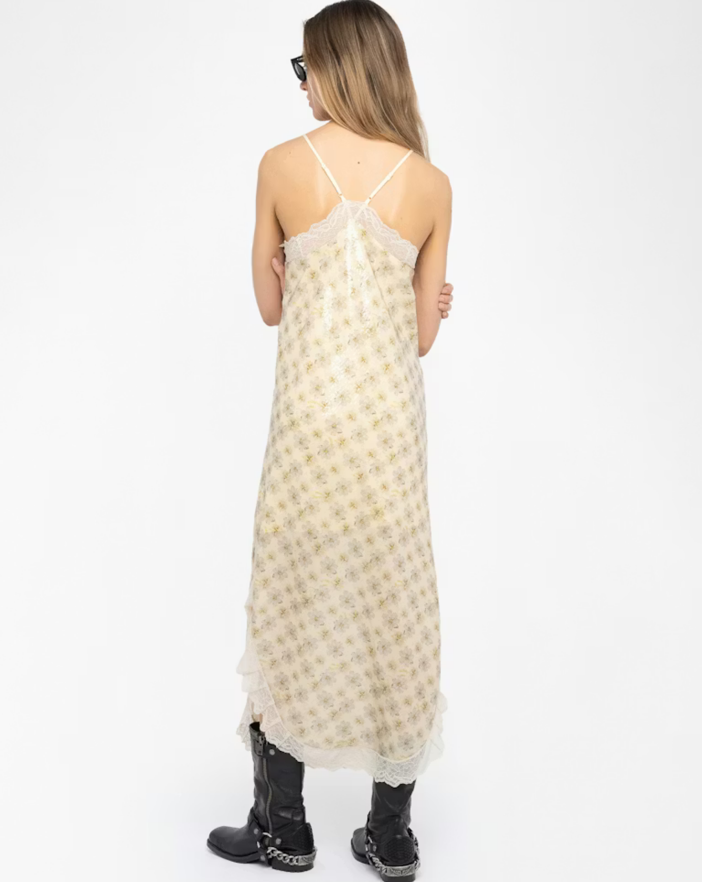 Vestido Zadig & Voltaire Ristyl Sequins Mirror Flowers WWDR02671 252 ZADIG & VOLTAIRE 