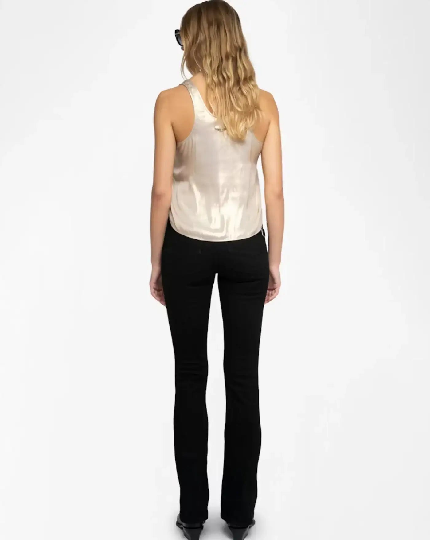 Top Zadig & Voltaire Tarys Stain Gold WWTO01986 700 ZADIG & VOLTAIRE 
