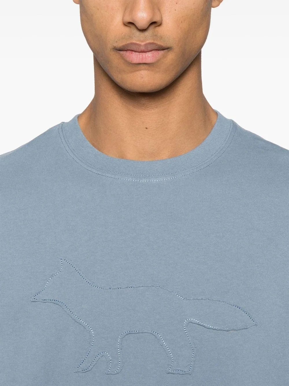 Camiseta Maison Kitsuné Crafted Profile Fox OM00121KJ0118 0074 MAISON KITSUNE 