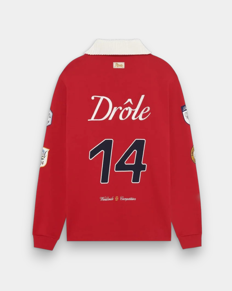 Polo Drole de Monsieur Le Polo Racing PL158 CO127 RD DROLE DE MONSIEUR 