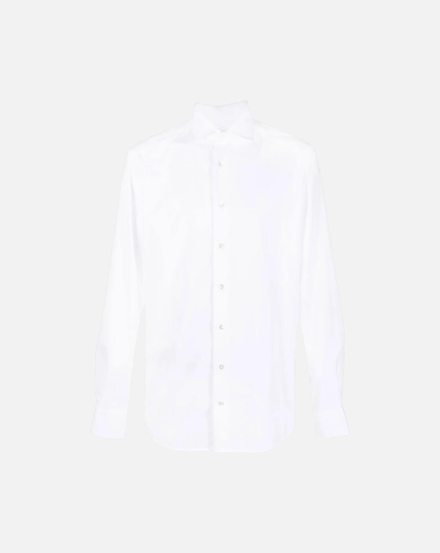 Camisa Traiano Milano con botones T1000311 900 WHITE PLAIN TRAIANO MILANO 