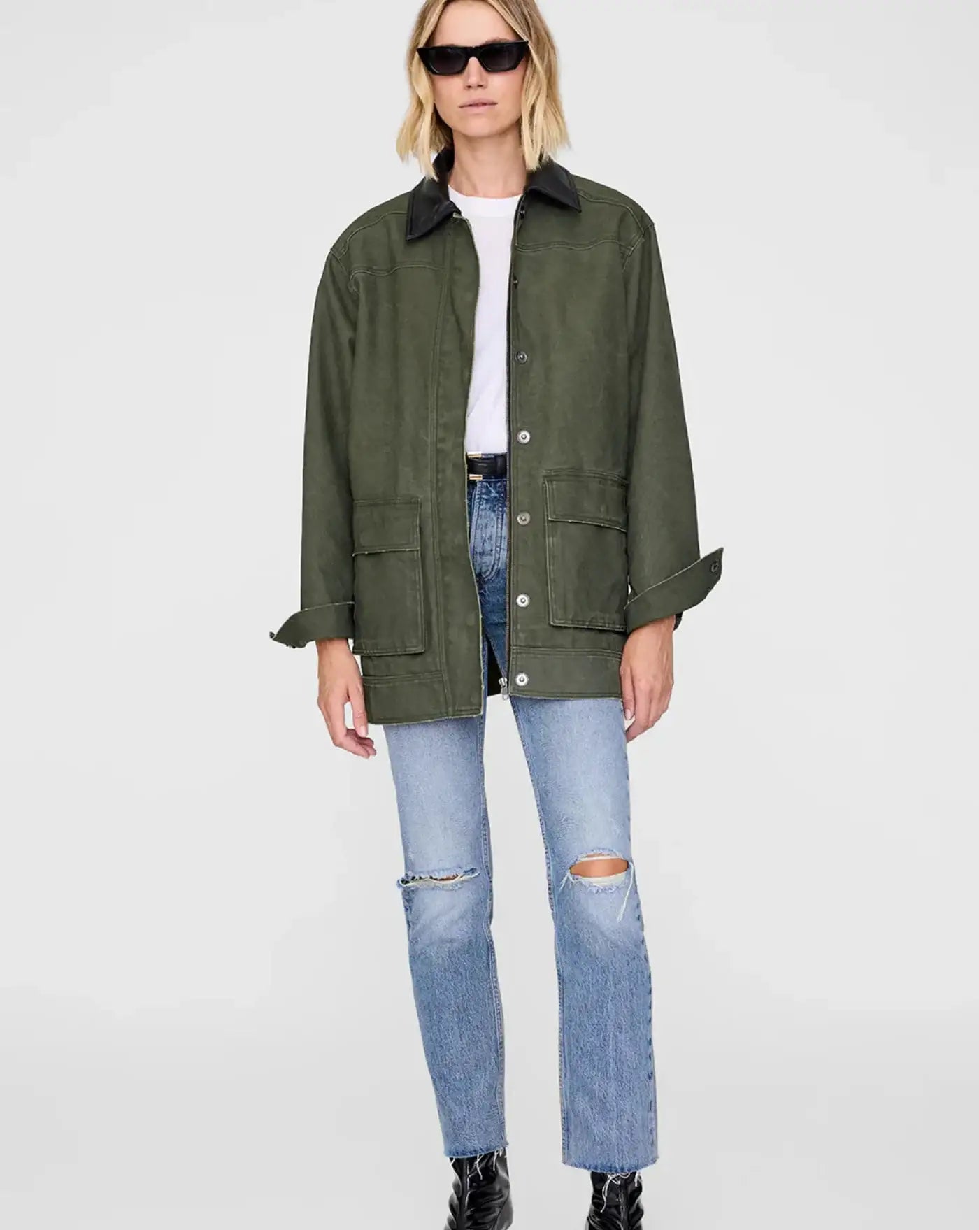 Chaqueta Anine Bing Sean A011318AYG4 ARMY GREEN ANINE BING 