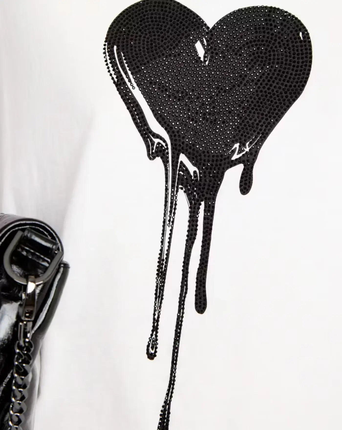 Camiseta Zadig & Voltaire Walk Hc Flowing Heart Strass JWTS02858 103 ZADIG & VOLTAIRE 