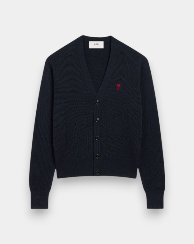 Cardigan Ami Paris Ami de Coeur HKC361001 414 AMI PARIS 