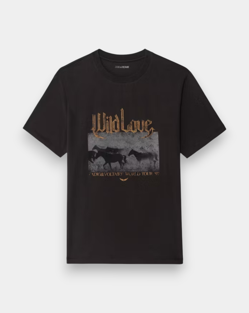 Camiseta Zadig & Voltaire Edwin Hc Concert Wild Strass JWTS02816 213 ZADIG & VOLTAIRE 