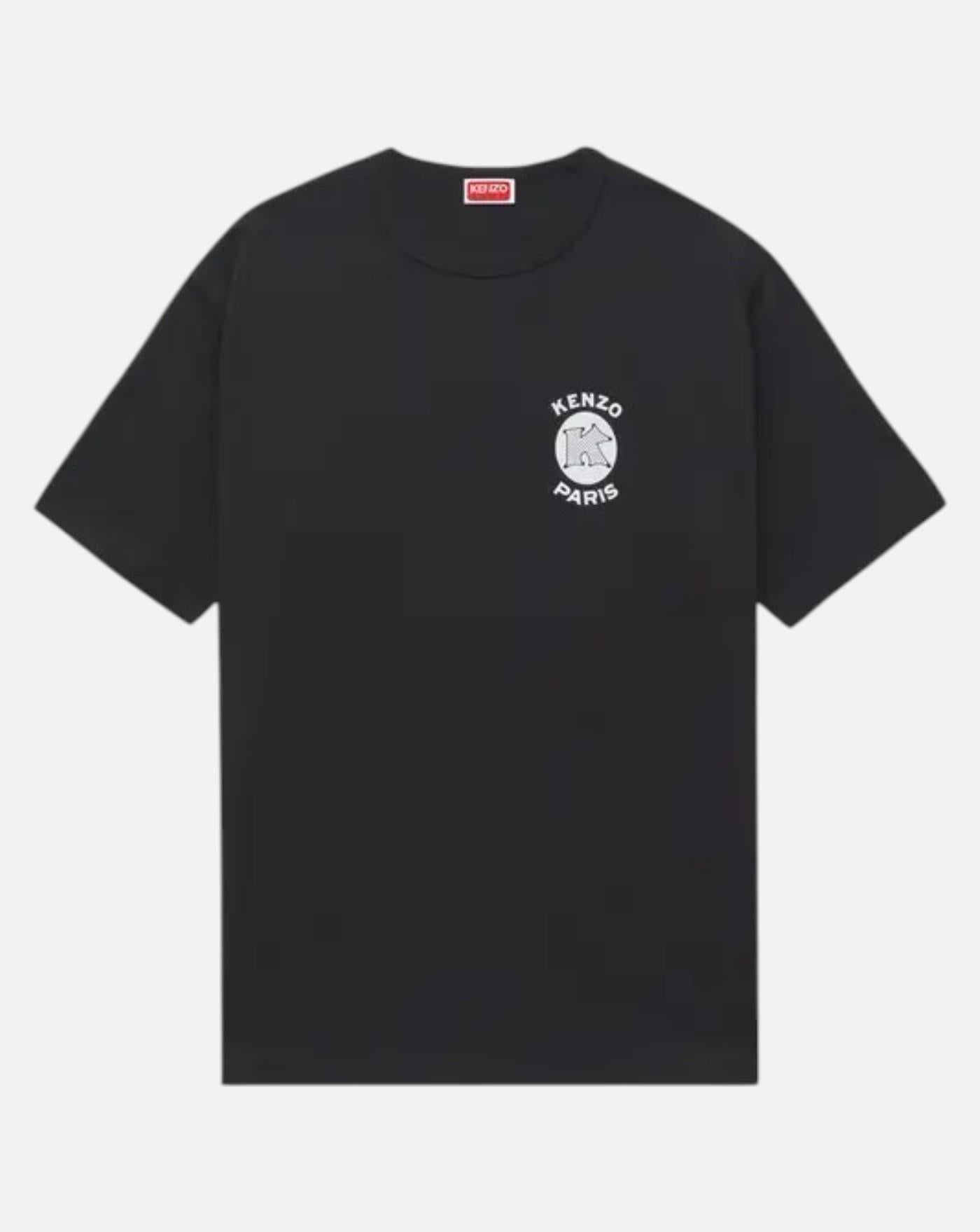 Camiseta de algodón 'KENZO Paris Emblem' FG65TS2954SG 99J BLACK KENZO 