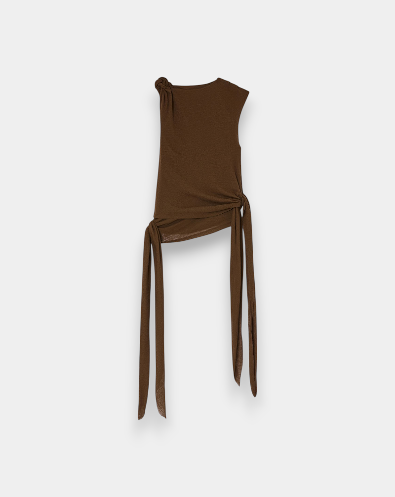 Top Ganni Marl Mesh<BR/><BR/> A1040289 ZWX GANNI 