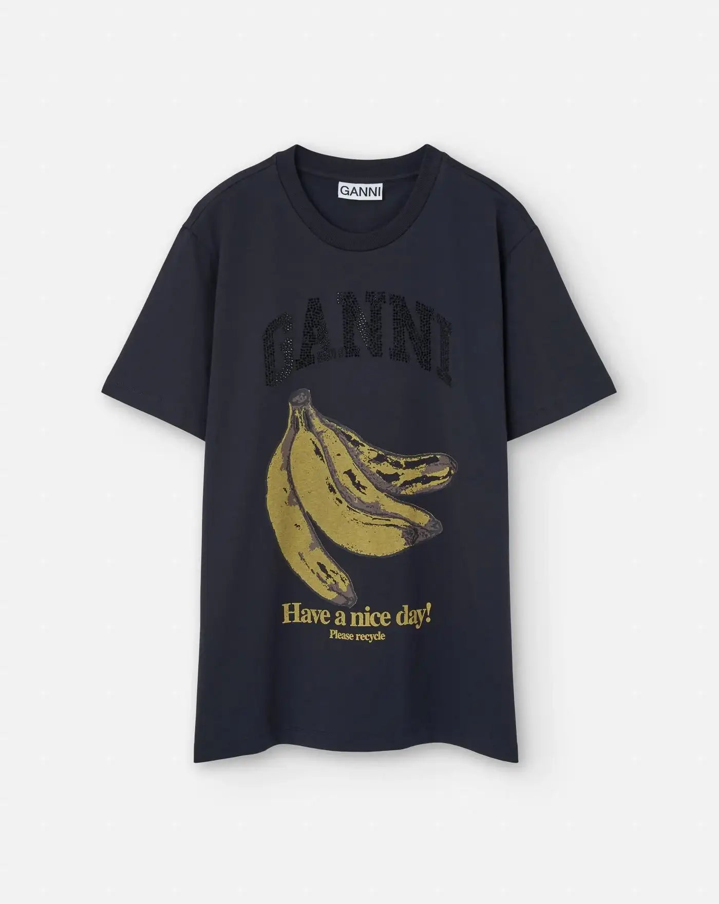 Camiseta Ganni Banana T4238 252 GANNI 