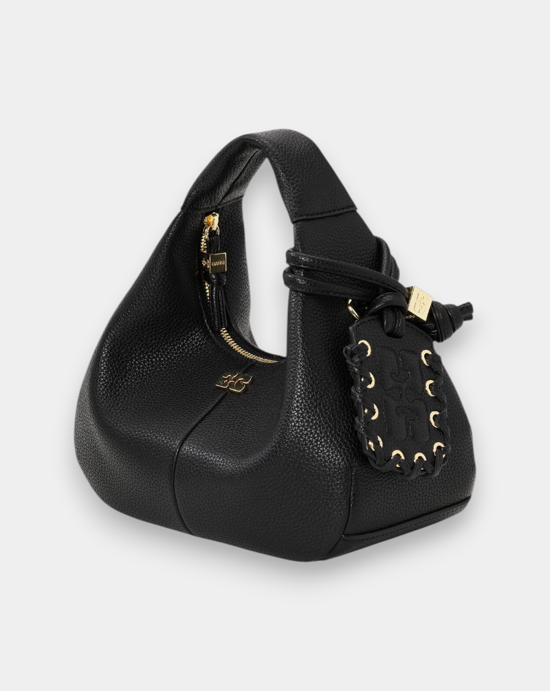 Bolso Ganni Hobo Mini Grained A6976 099 GANNI 
