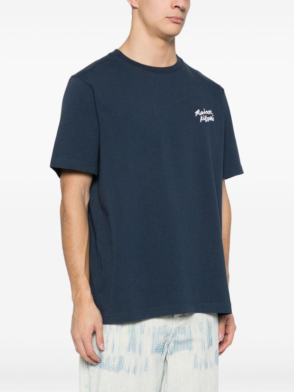 Camiseta Maison Kitsune Handwriting OM00123KJ0119 P476 MAISON KITSUNE 