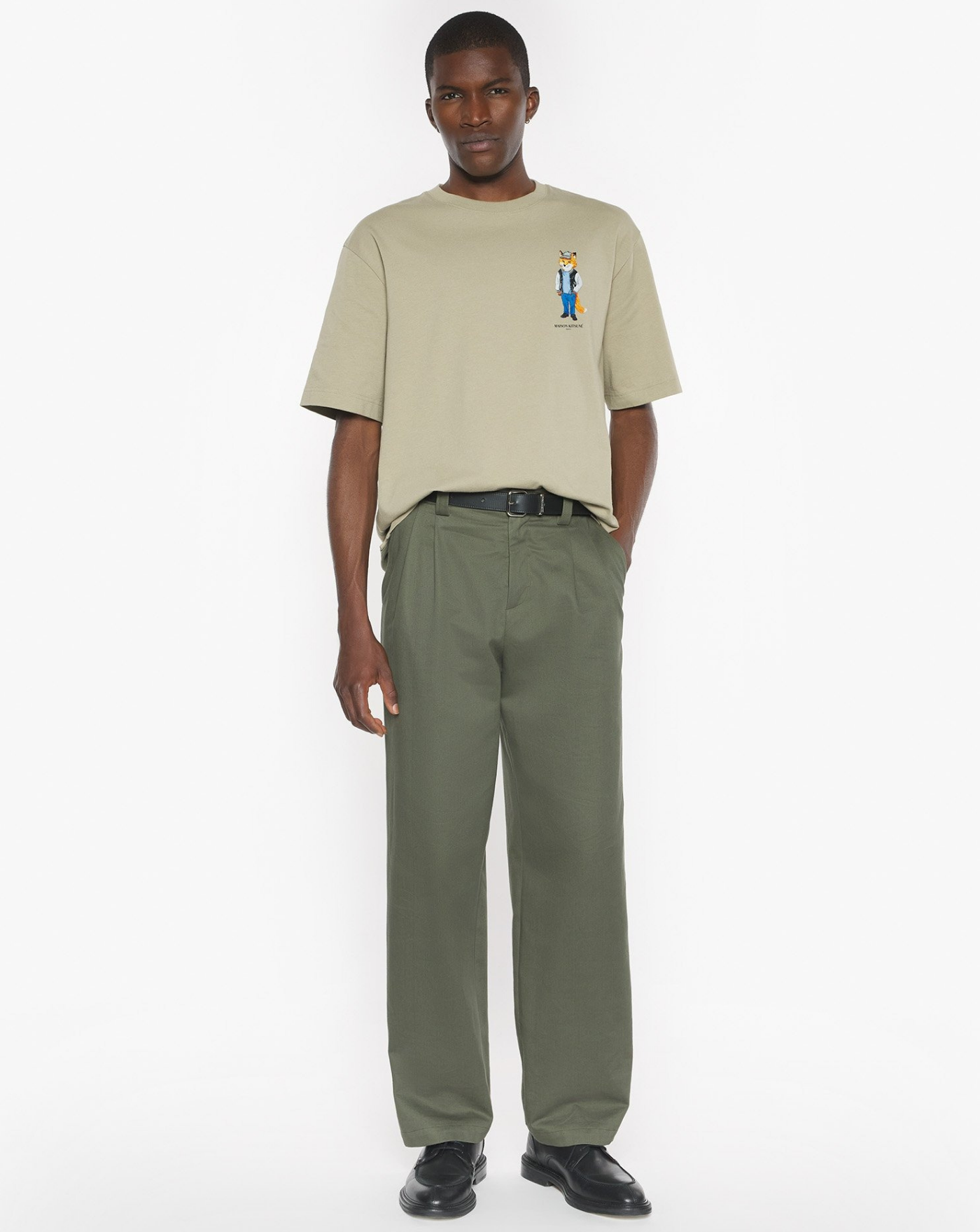 Camiseta Maison Kitsune Dressed Fox PM00120KJ0119 0302 MAISON KITSUNE 