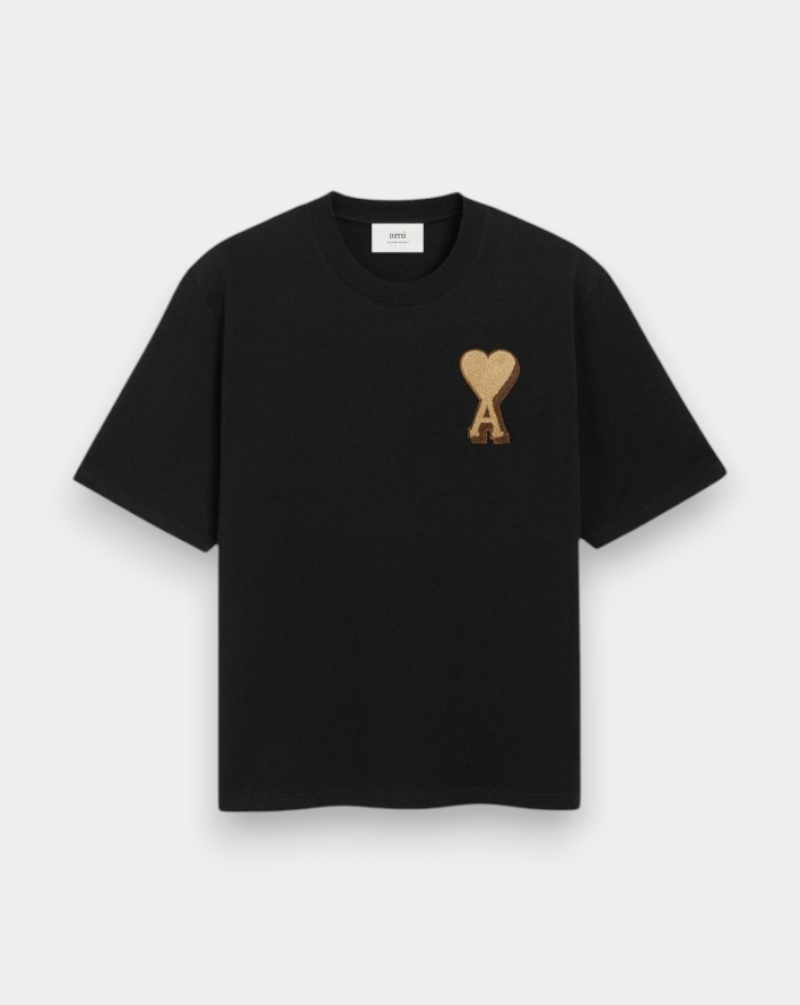 Camiseta Ami Paris Ami de Coeur UTS352726 001 AMI PARIS 