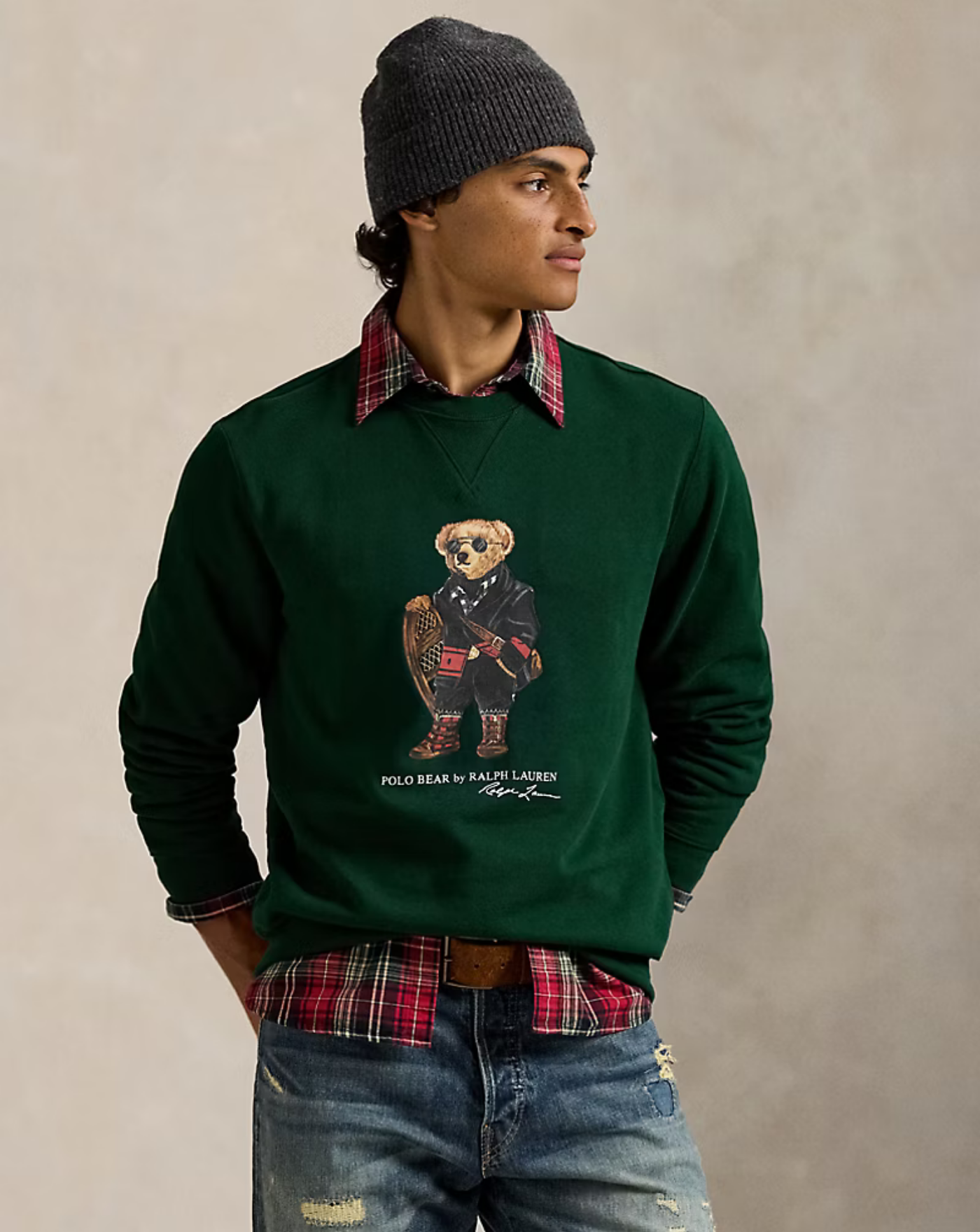 Sudadera Polo Ralph Lauren Bear 710981794001 MOSS AGATE POLO RALPH LAUREN 