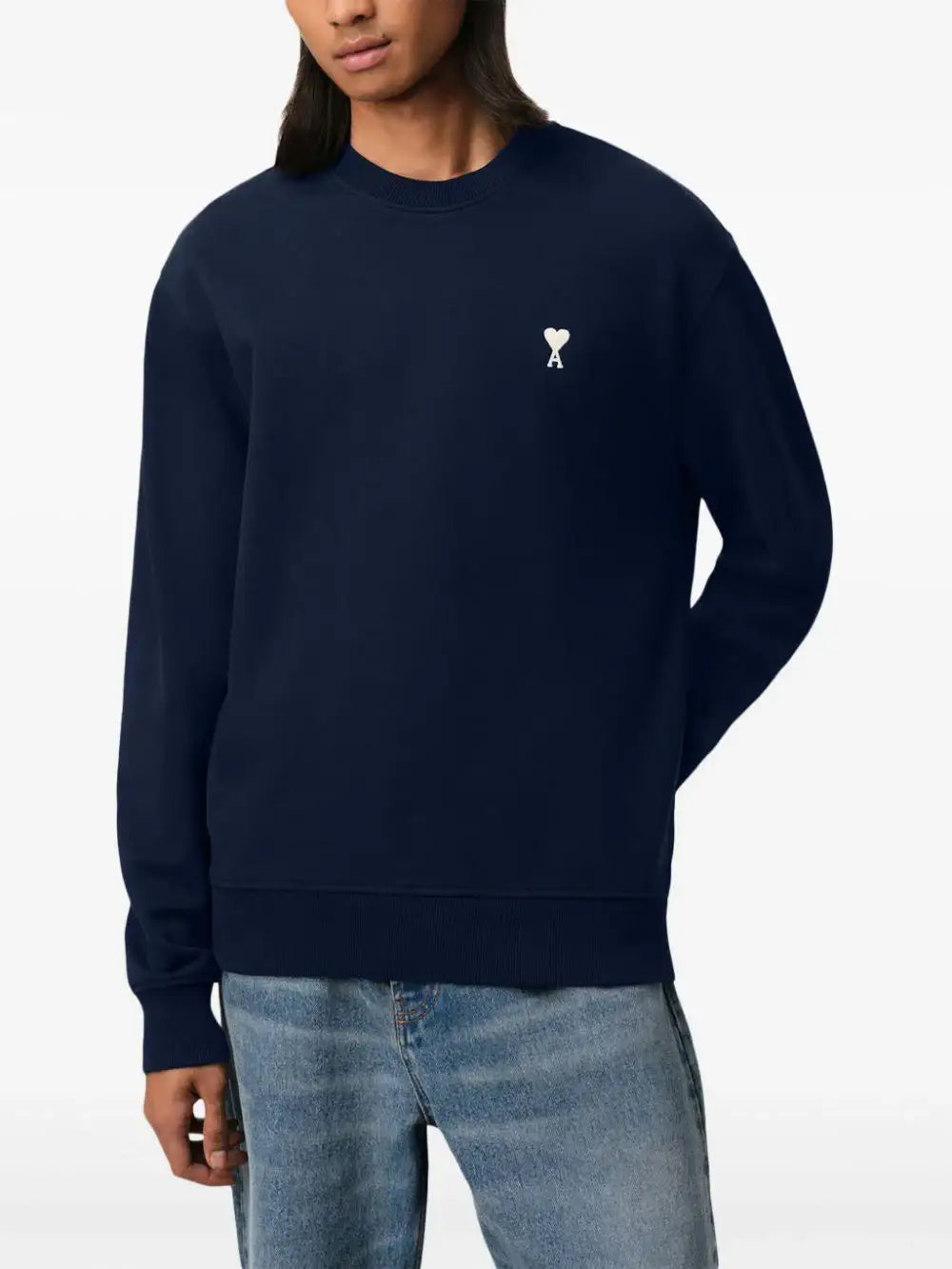 Sudadera Ami Paris Off White Ami de Coeur HSW060 730430 AMI PARIS 