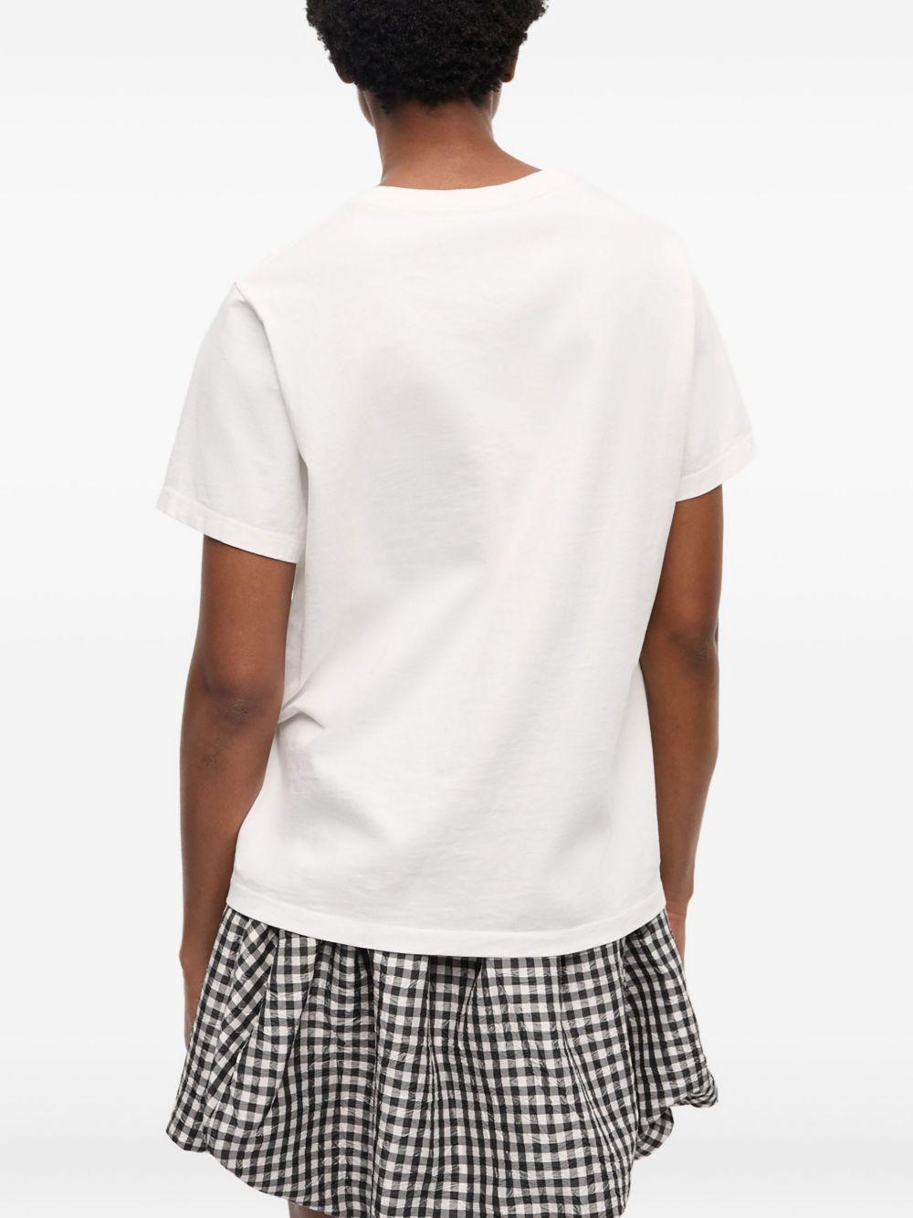 Camiseta Ganni Animals T4237 151 GANNI 