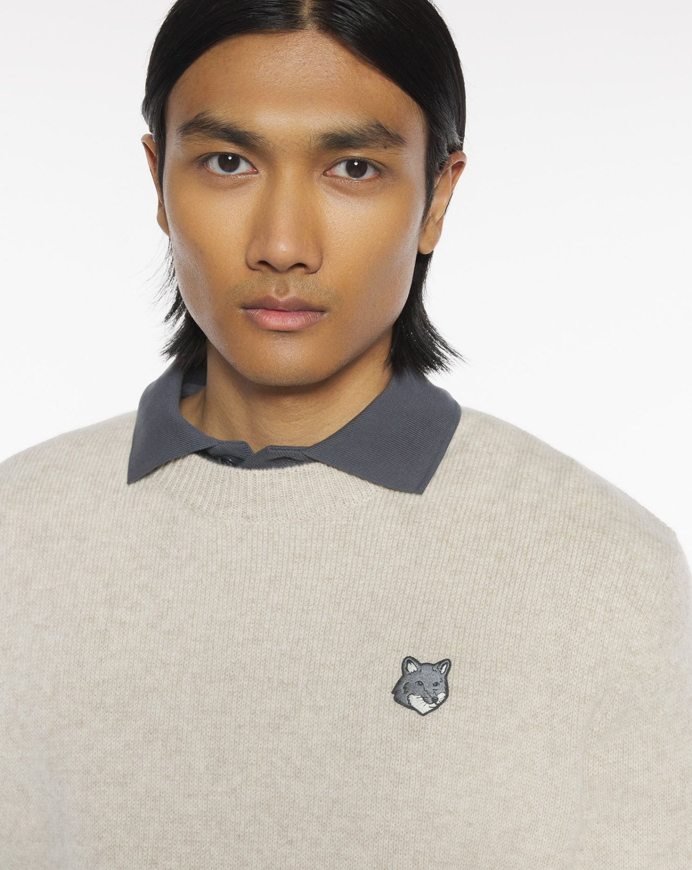 Jersey Maison Kitsune Fox Head Milano PM00817KT1180 0335 MAISON KITSUNE 