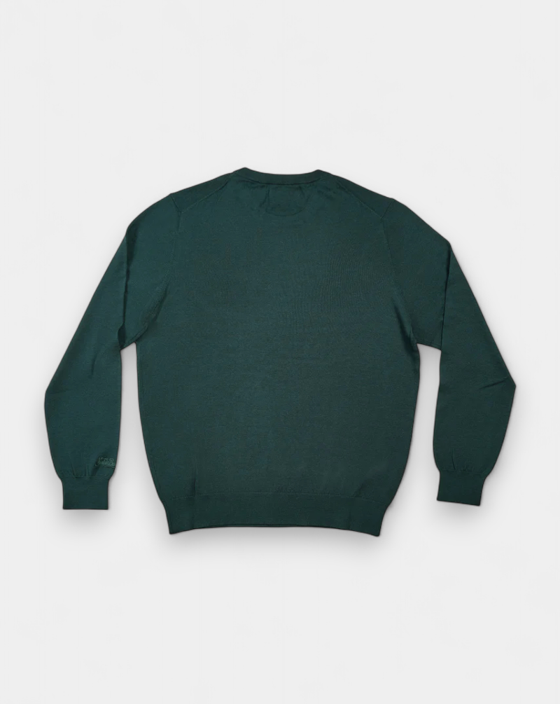 Jersey Mc2 Saint Barth Regent Merino REGE013 00026I51 BRITISH GREEN MC2 SAINT BARTH 