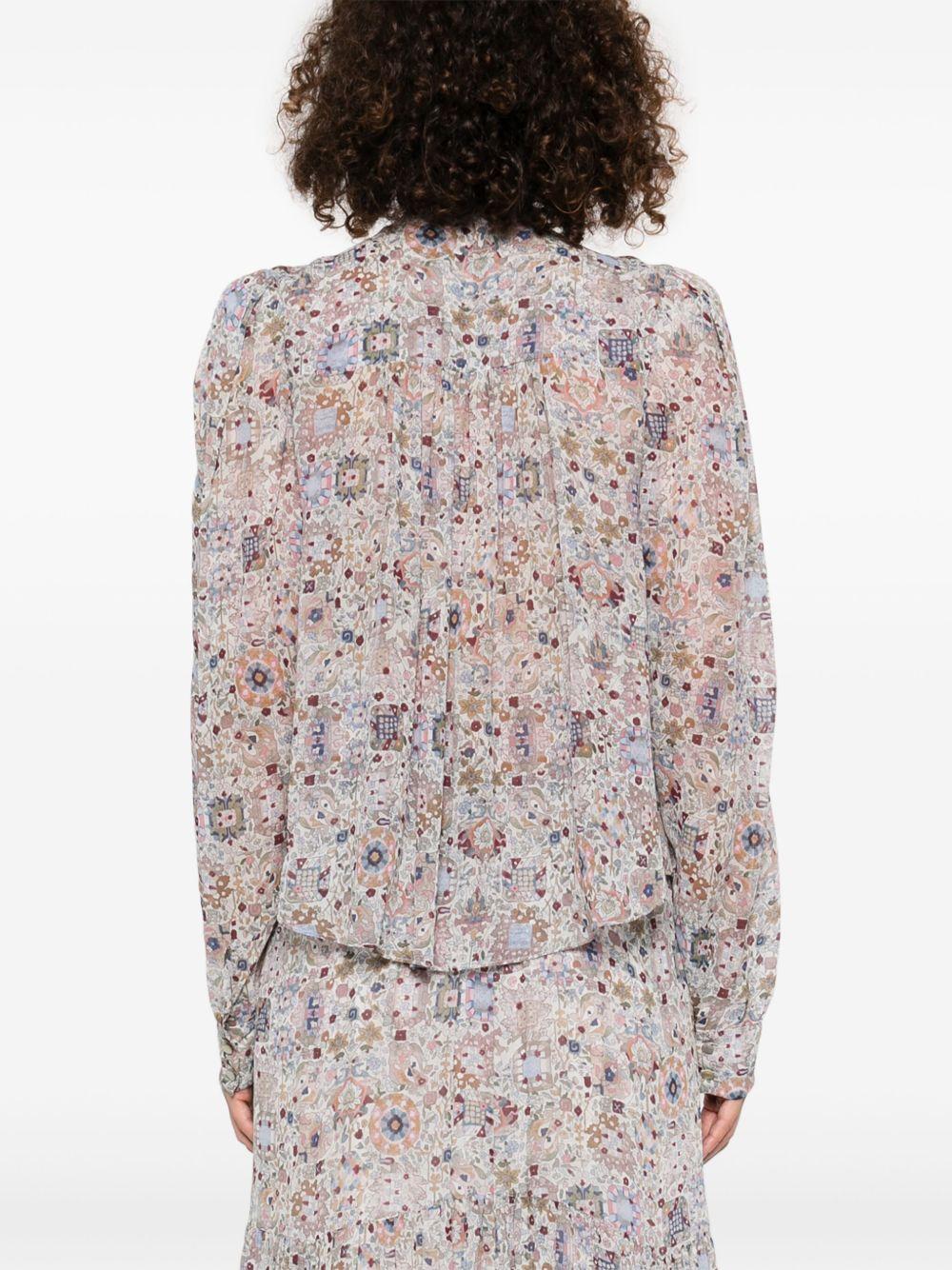 Blusa Isabel Marant Noeline HT0189FAC3J01E 23EC ISABEL MARANT 