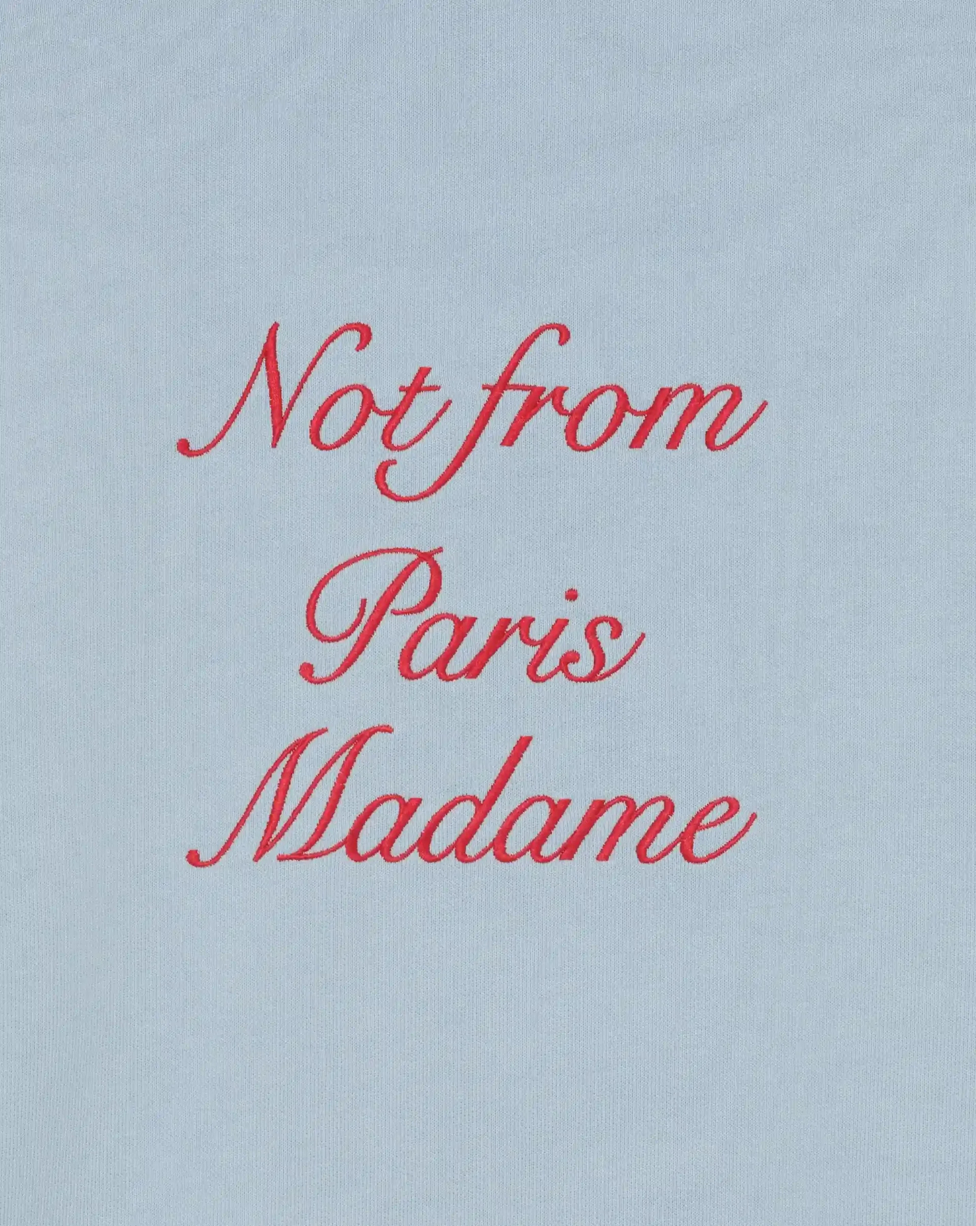 Sudadera Drole de Monsieur Slogan Calligraphy K-SW157 CO127LBE DROLE DE MONSIEUR 