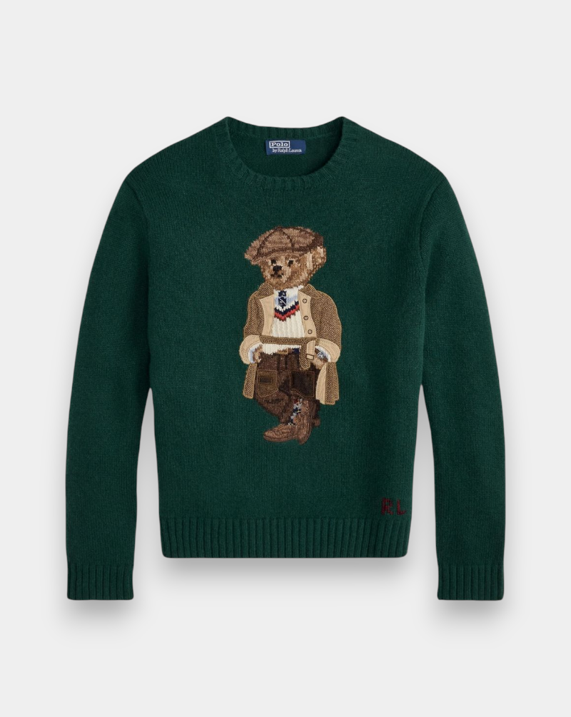 Jersey Polo Ralph Lauren Bear 710978308001 VNTG PINE POLO RALPH LAUREN 