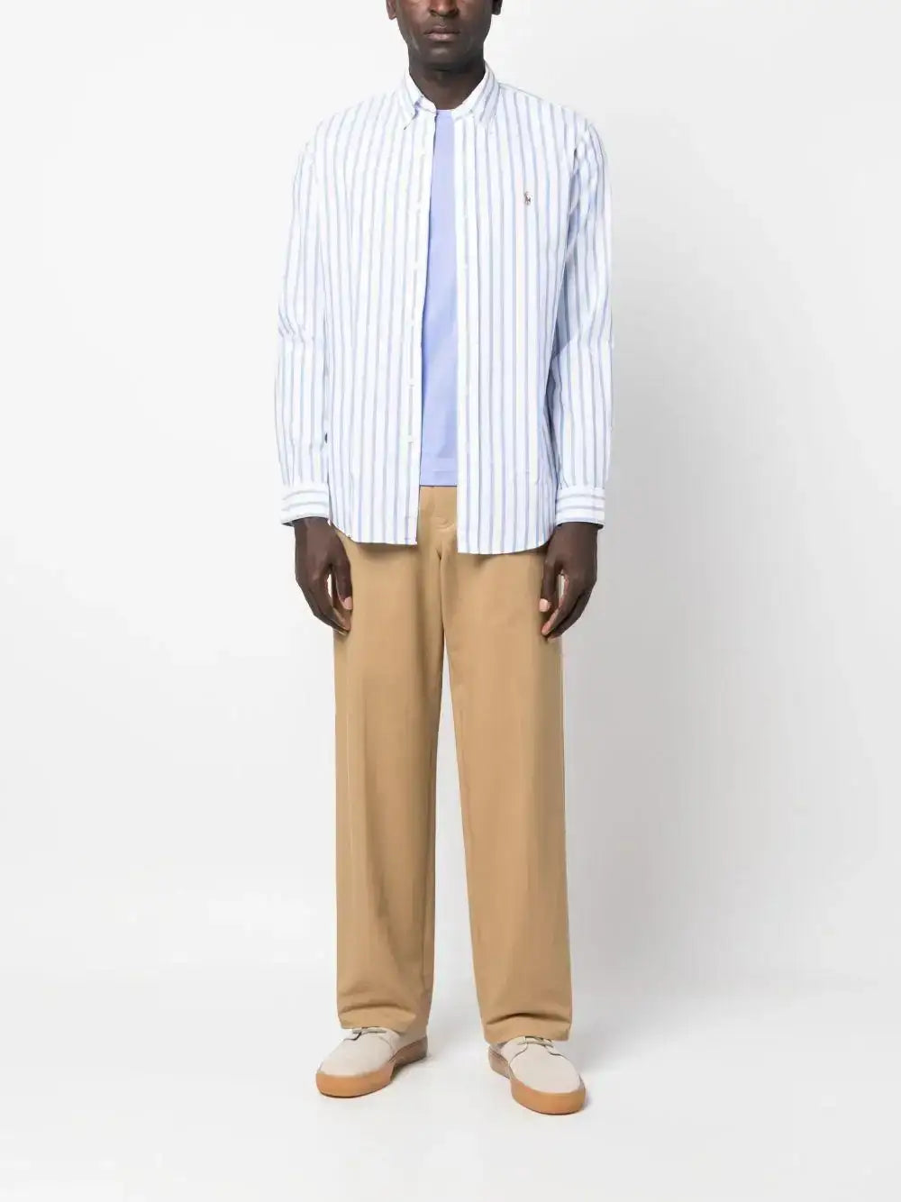 Camisa Polo Ralph Lauren Stripes 710906622001 BLUE/WHITE POLO RALPH LAUREN 