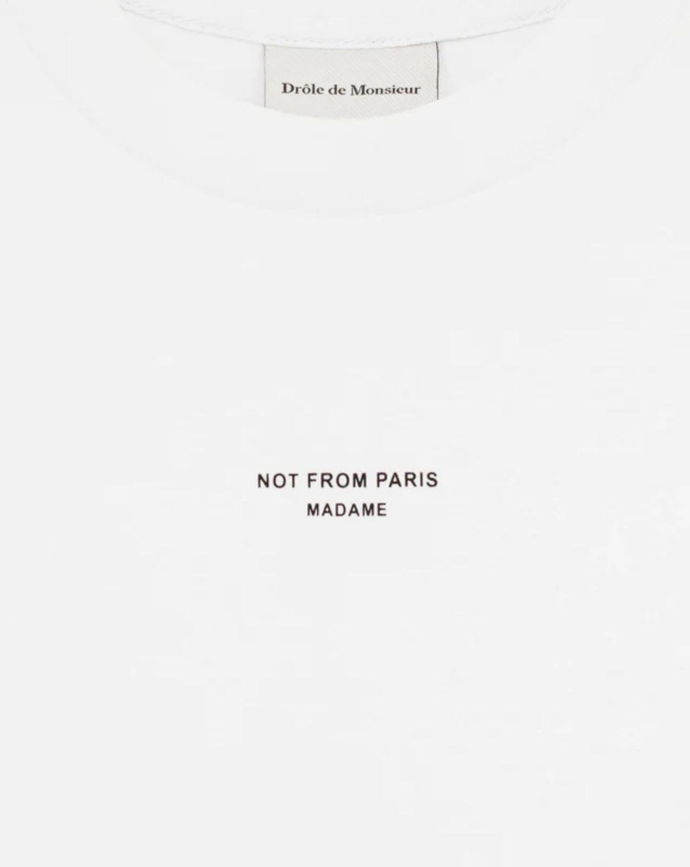Camiseta Drole de Monsieur Classic Slogan T-shirt PERM TS202 CO002 OPW DROLE DE MONSIEUR 