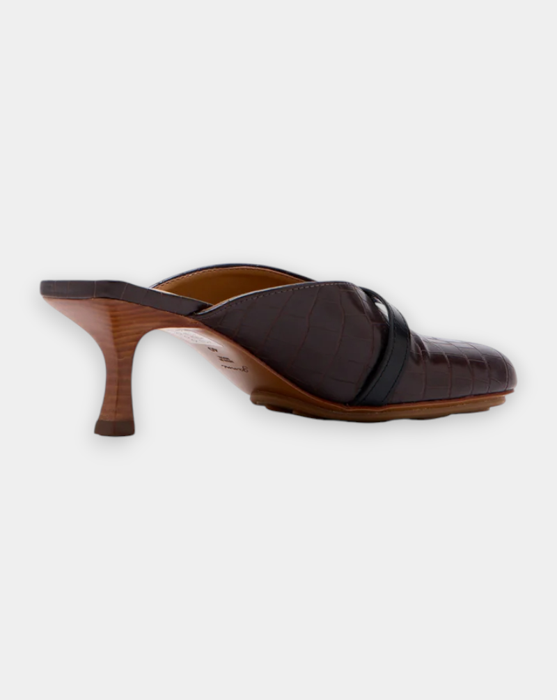 Zapatos Ganni Sue Heeled Mule Croco S3217 890 GANNI 