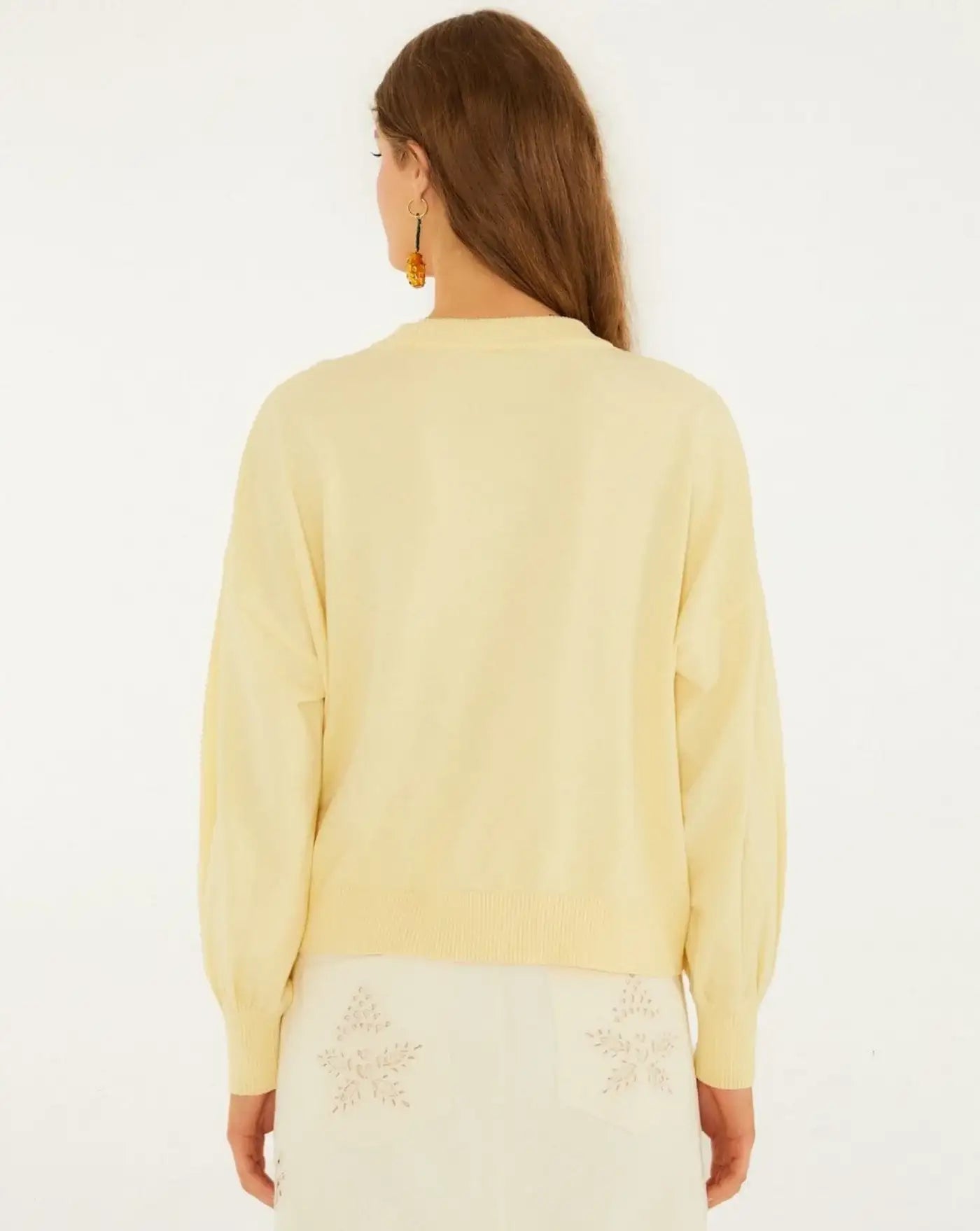 Jersey Farm Rio Birds Bicycle Embroidery Sweater 358961 L0032 FARM RIO 