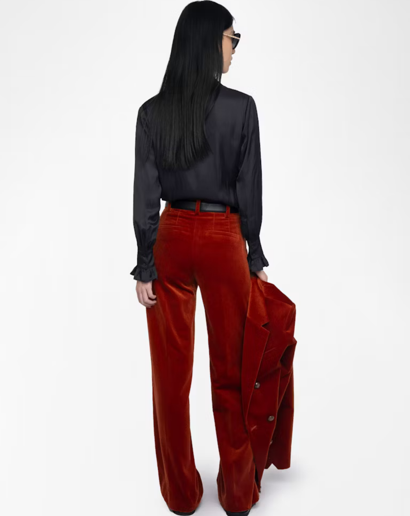 Pantalon Zadig & Voltaire Panol Velours WWPA01868 BURN ZADIG & VOLTAIRE 