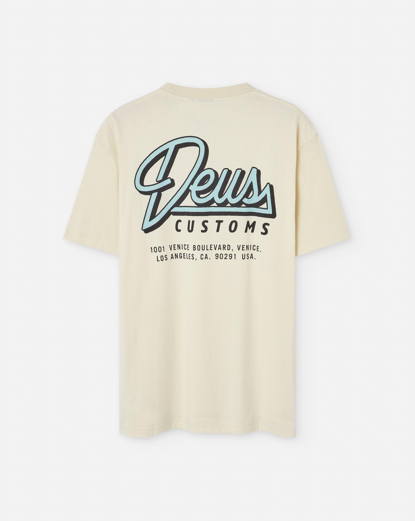 Camiseta Deus Ex Machina Conduit DMP251947A DIRTY WHITE DEUS EX MACHINA 