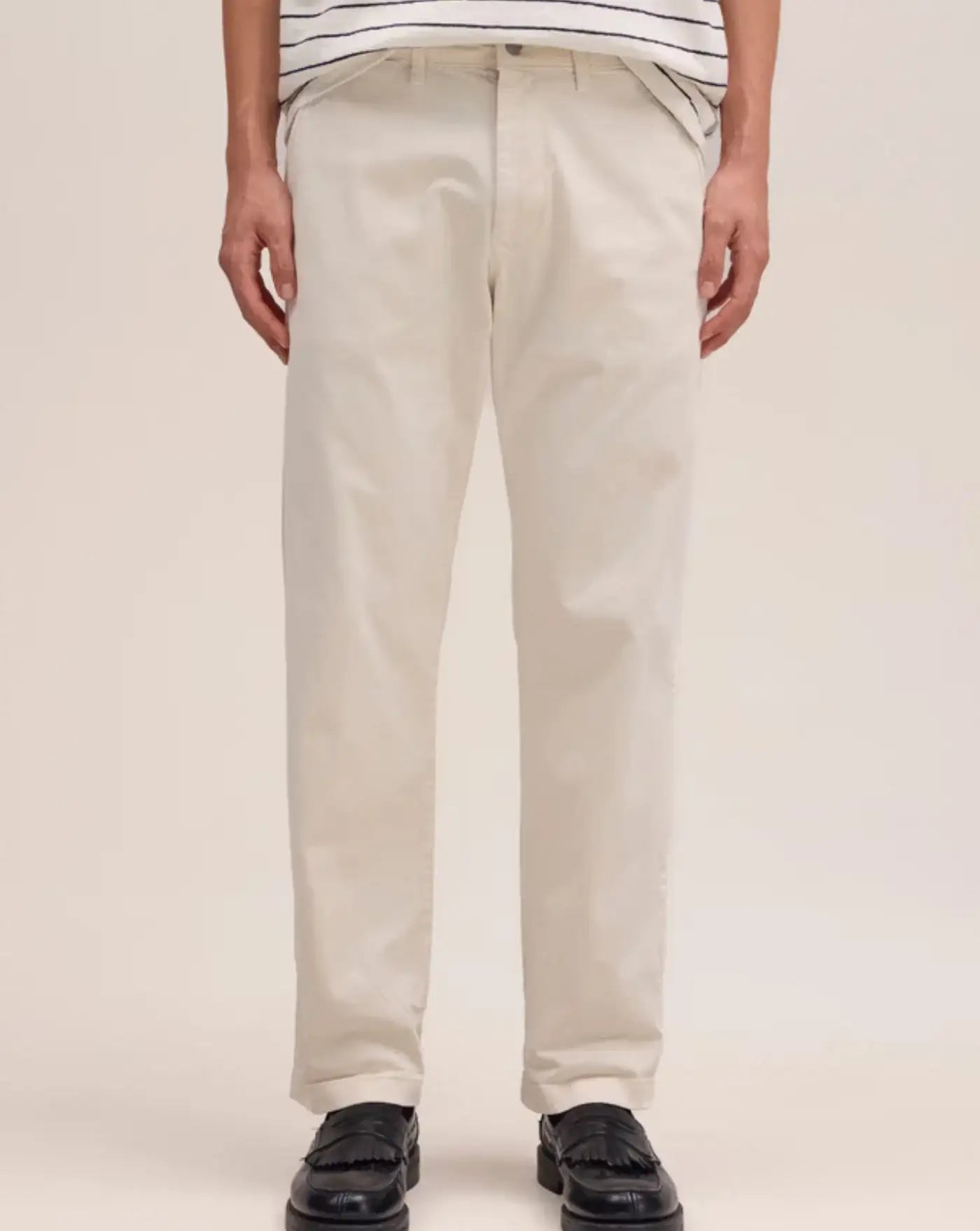 Pantalon NN.07 Adan 2521923160 016 IVORY, L32 NN. 07 