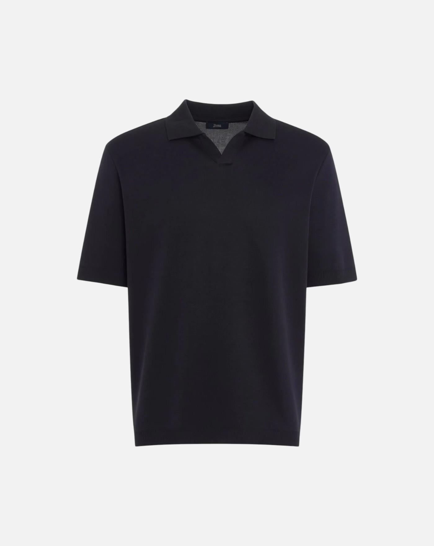 Polo Herno men's knitted polo shirt JV000004U 520599201 HERNO 
