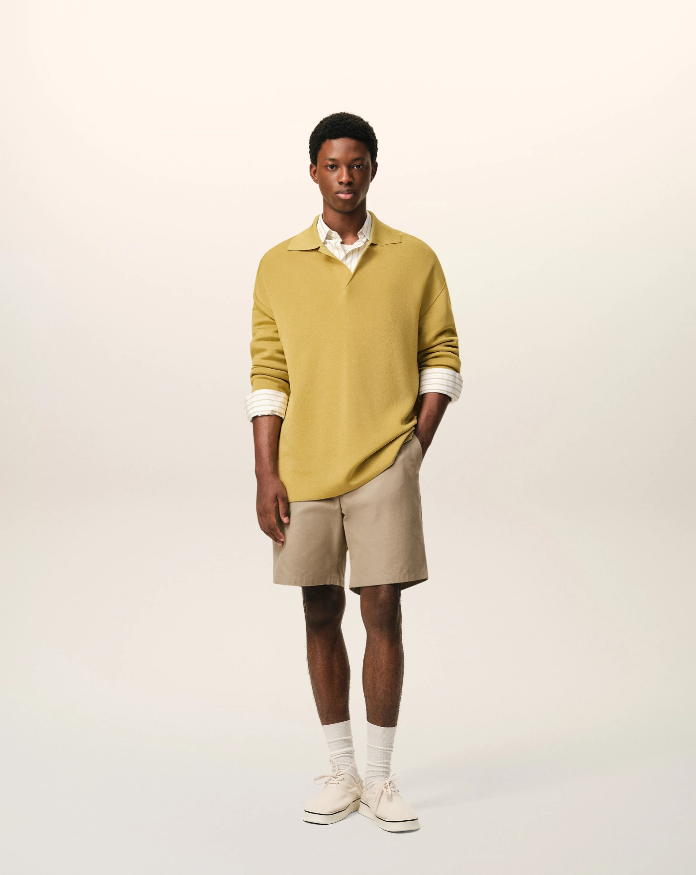 Bermuda Ami Paris Elasticated Waist Short Ami de Coeur HSO835CO0132 A036 AMI PARIS 