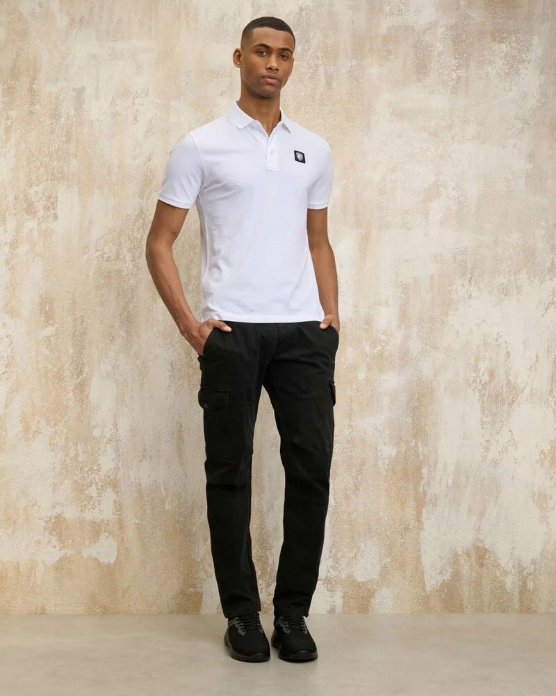 Polo Blauer Albano 25SBLUT02312 006803100 BLAUER 