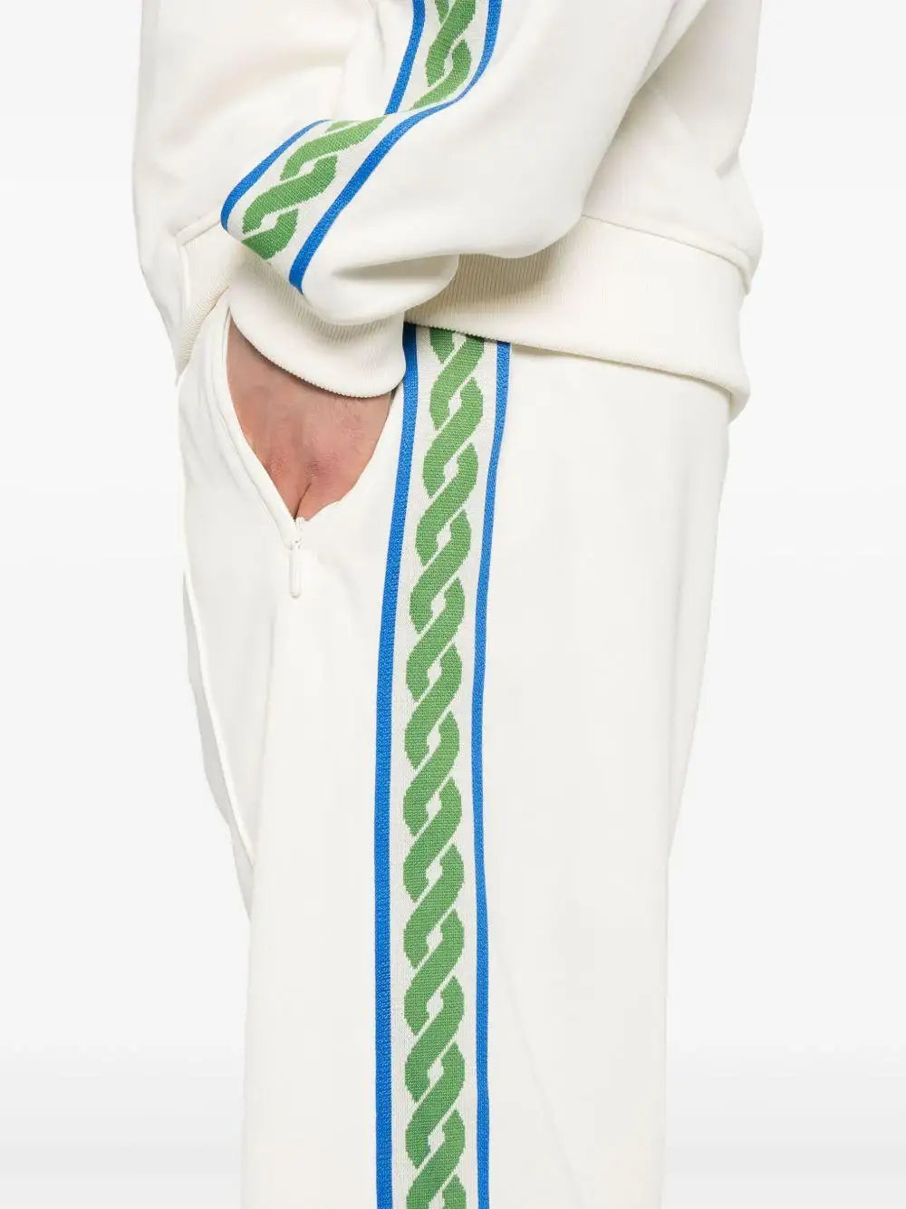 Pantalon Drole de Monsieur Le Track Pants Tresse SP007 PL135 OW DROLE DE MONSIEUR 