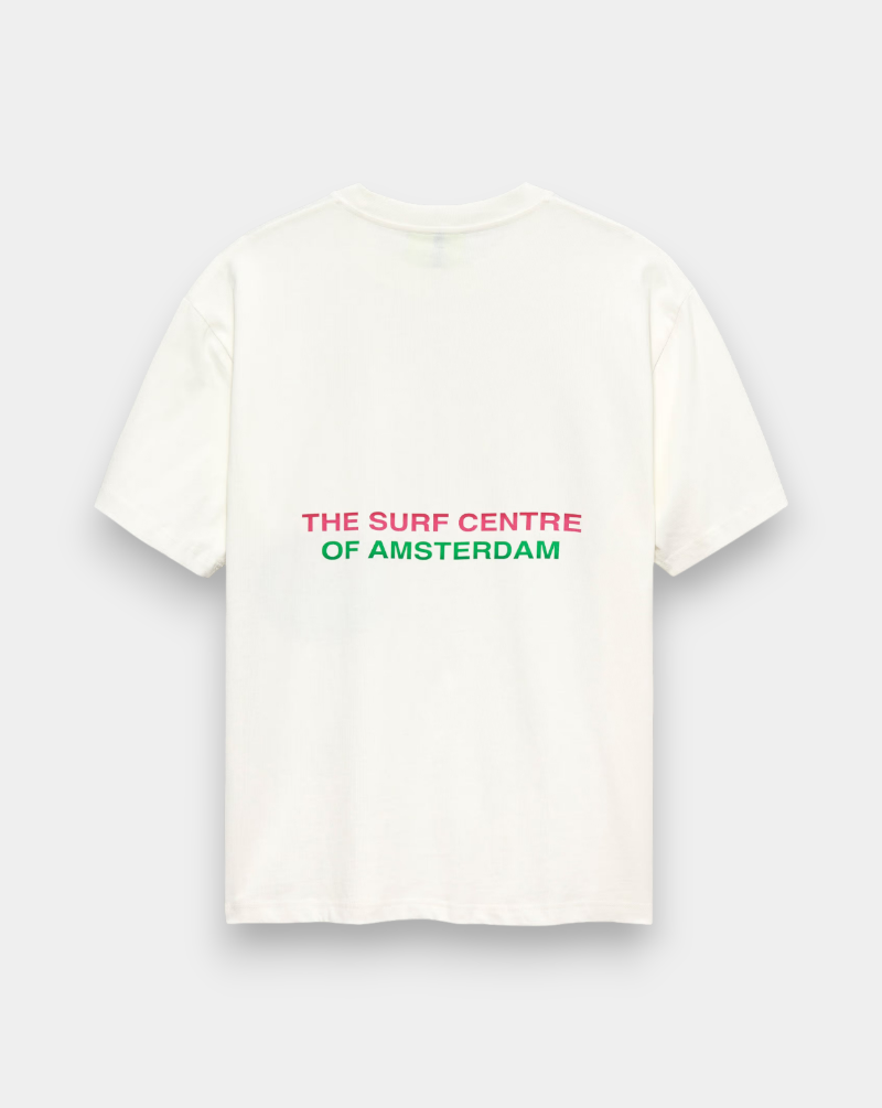 Camiseta New Amsterdam Surf Centre 2601077002 WASHED WHITE NEW AMSTERDAM 