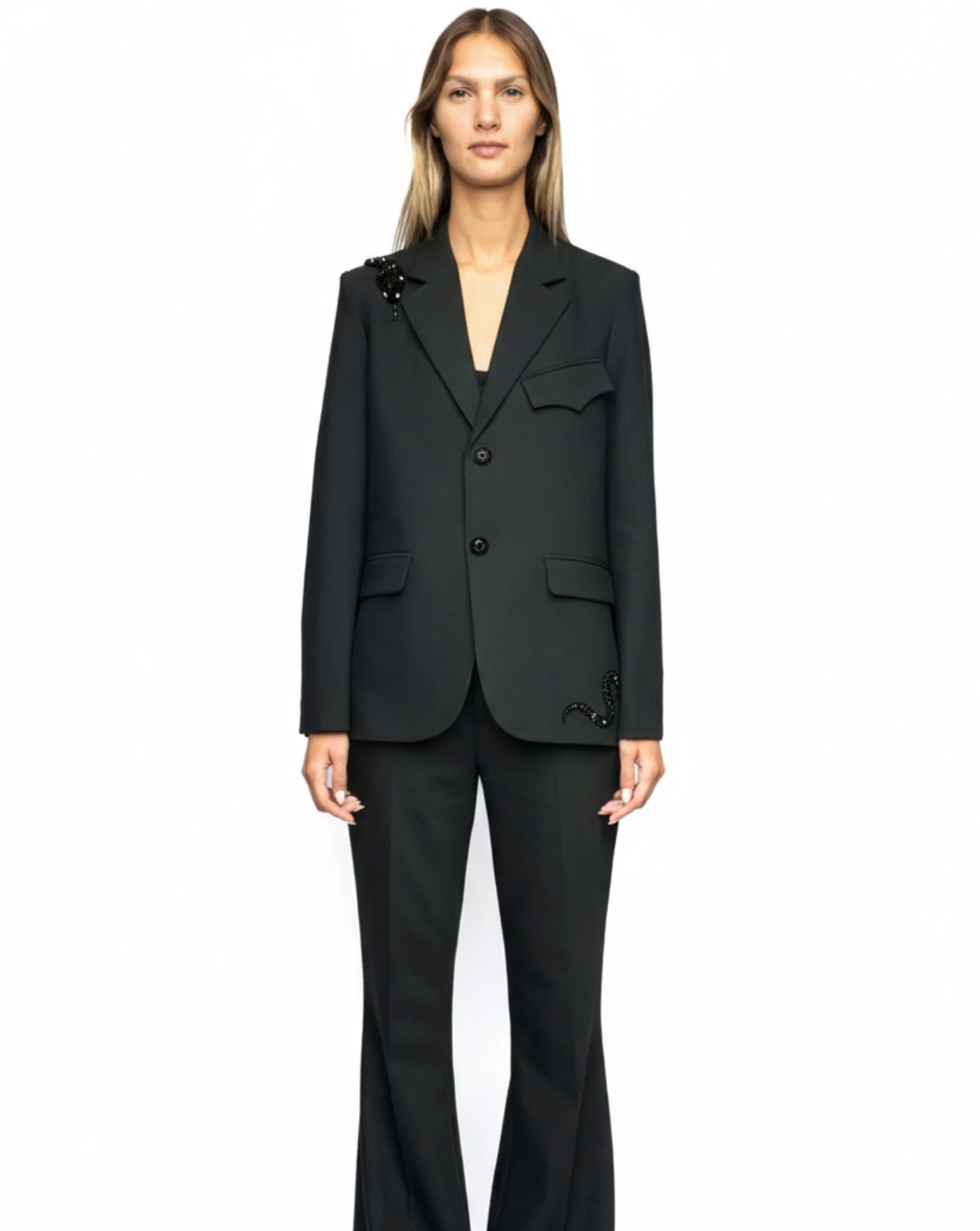 Chaqueta Zadig & Voltaire Vanille Strass Snake WWBL01991 011 ZADIG & VOLTAIRE 