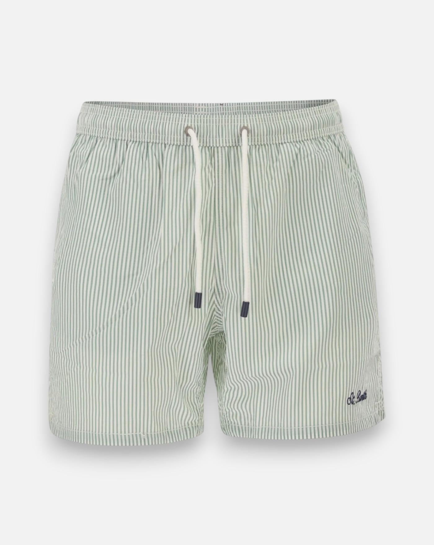Bañador Mc2 Saint Barth Patmos Seersucker Stripes PATM001 00092L 53 L EMB MC2 SAINT BARTH 