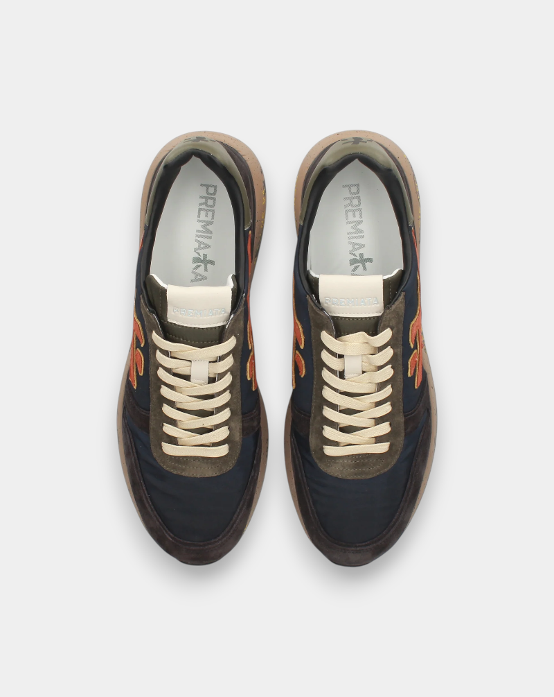 Zapatillas Premiata Mick 7721 MICK 7721 BROWN/BLUE PREMIATA 